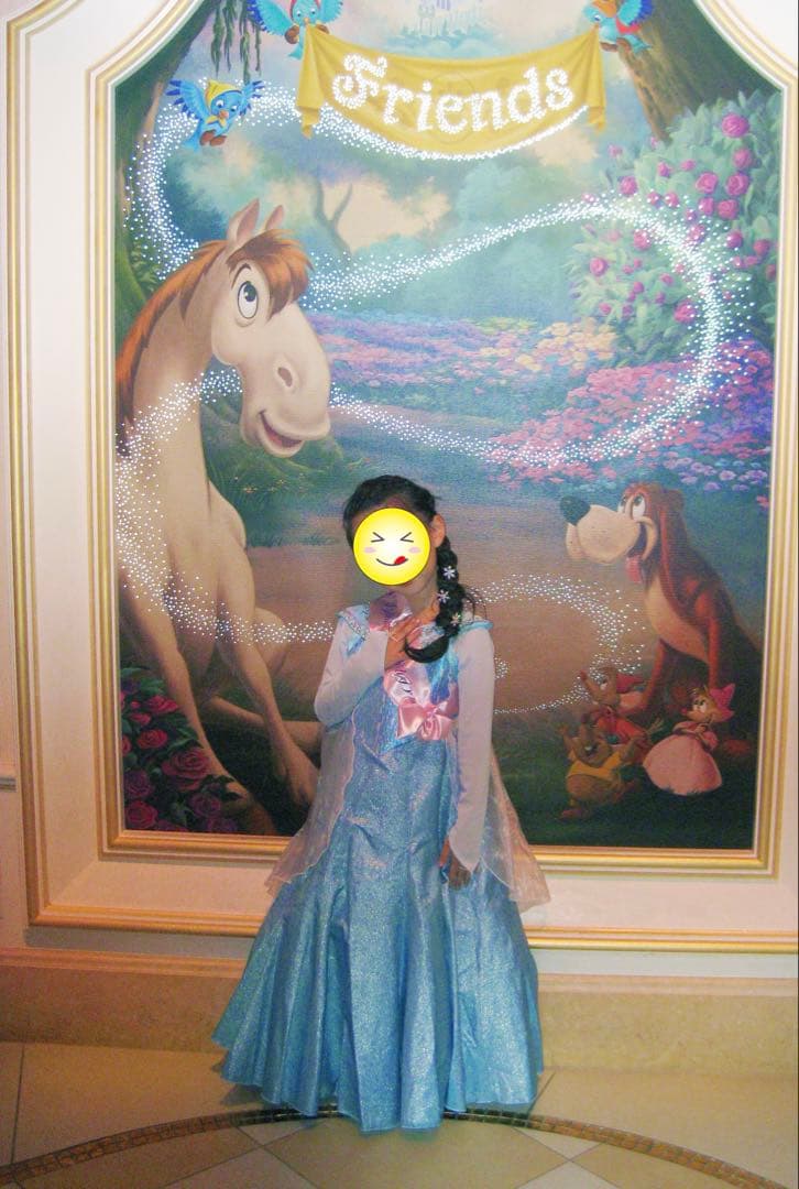 ビビディバビディブティック　エルサ130 シューズ・ウィッグ付