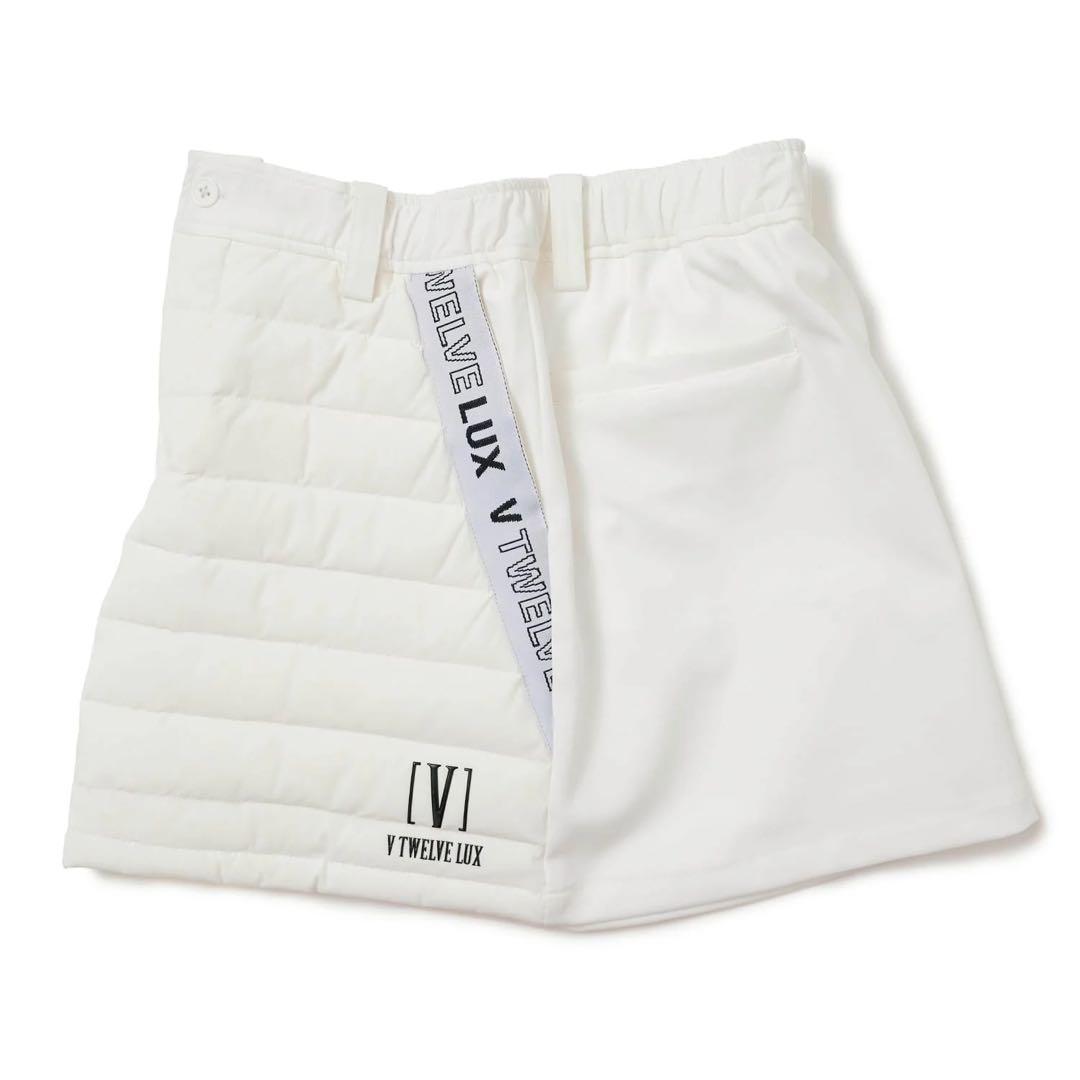 V TWELVE LUX ゴルフスカート ホワイト
