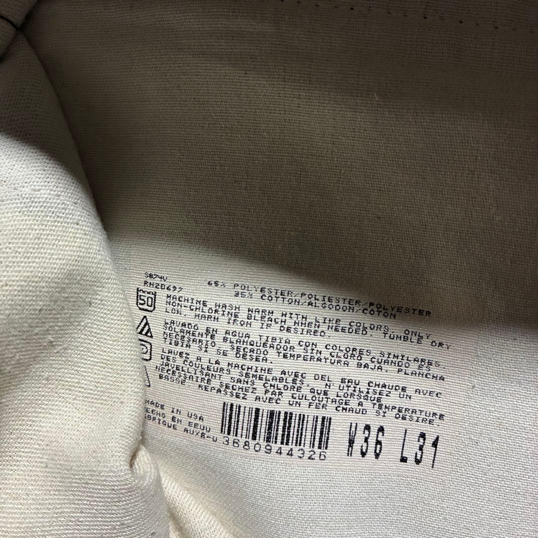 USA製90s Dickiesディッキーズ ワークパンツ茶ブラウン圧縮タグW36