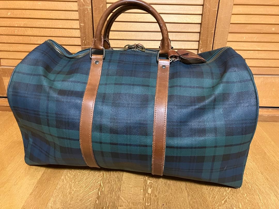 Polo Ralph Lauren ボストンバッグ ブラックウォッチ柄