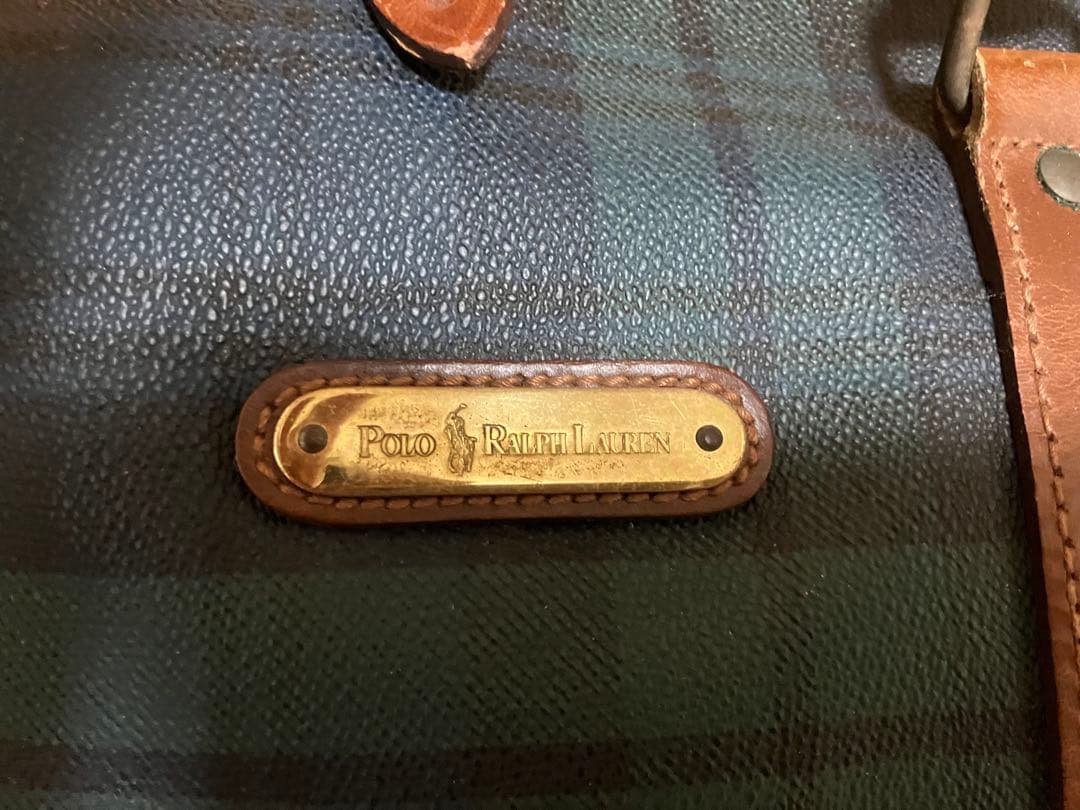 Polo Ralph Lauren ボストンバッグ ブラックウォッチ柄