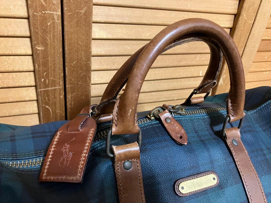 Polo Ralph Lauren ボストンバッグ ブラックウォッチ柄