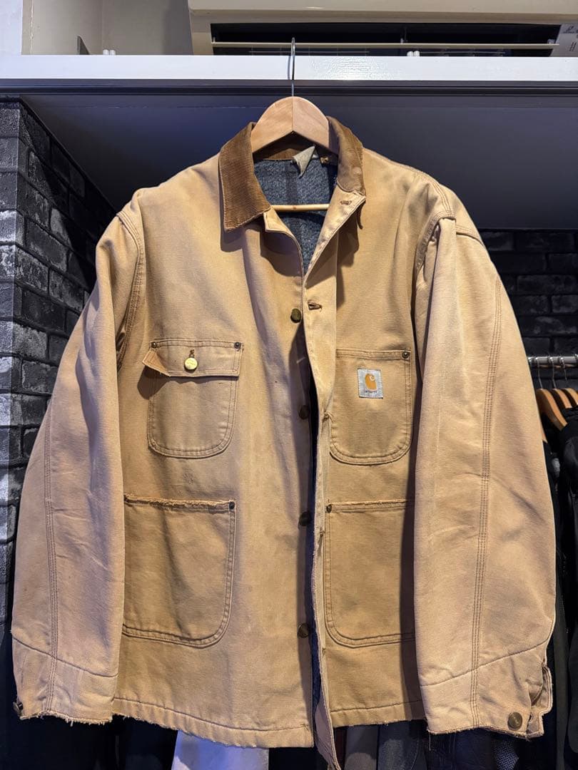 Carhartt ベージュ カバーオール
