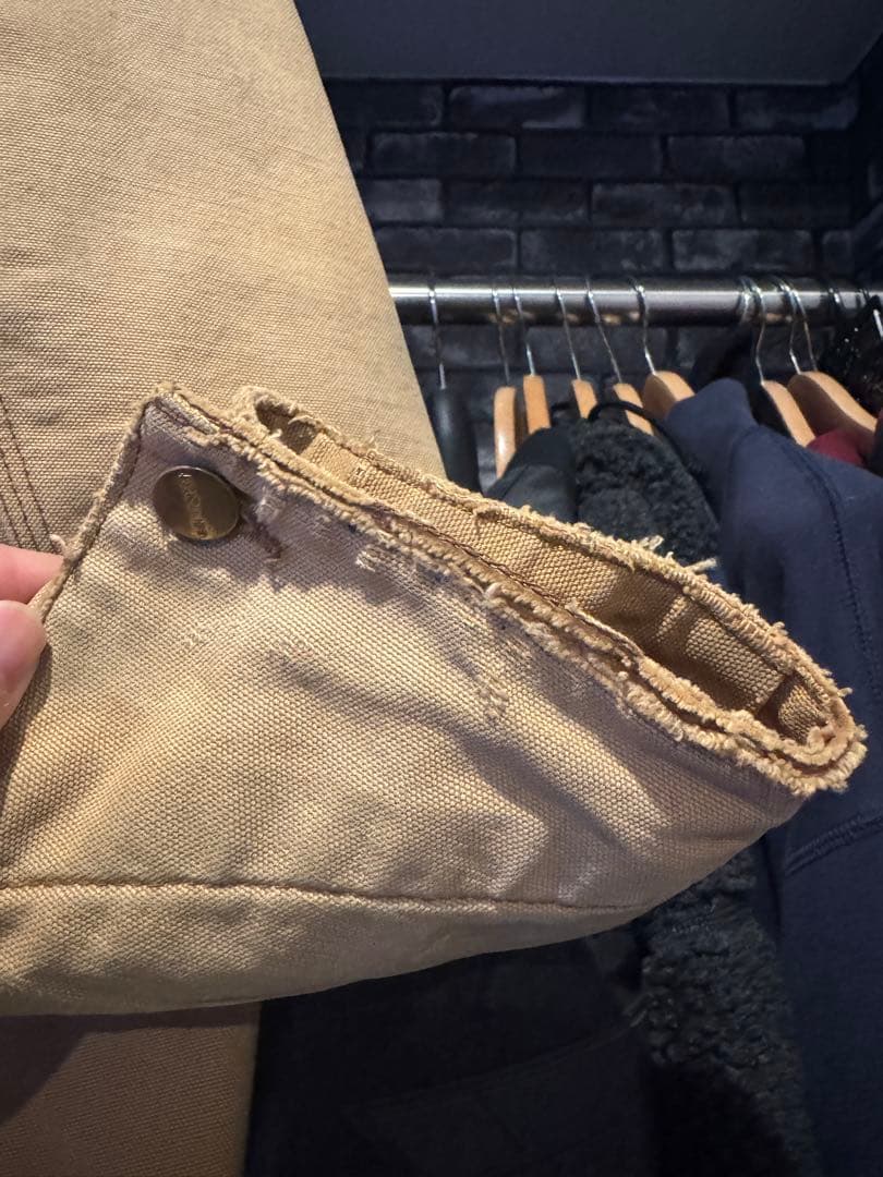 Carhartt ベージュ カバーオール