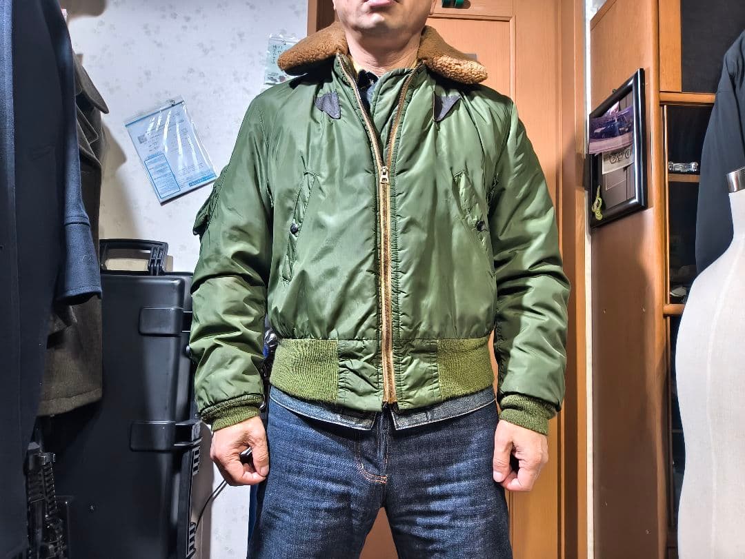 Made in usa アルファB-15 38くらい