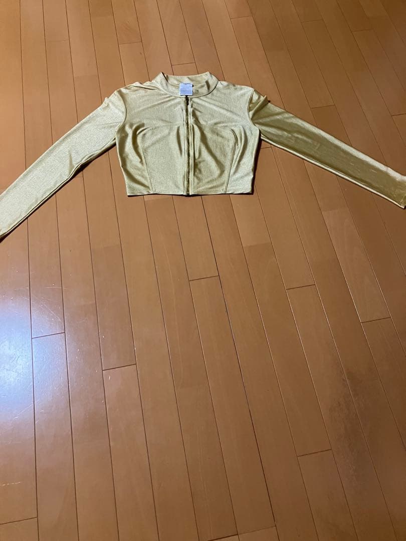CHANEL ゴールド クロップドジャケット S