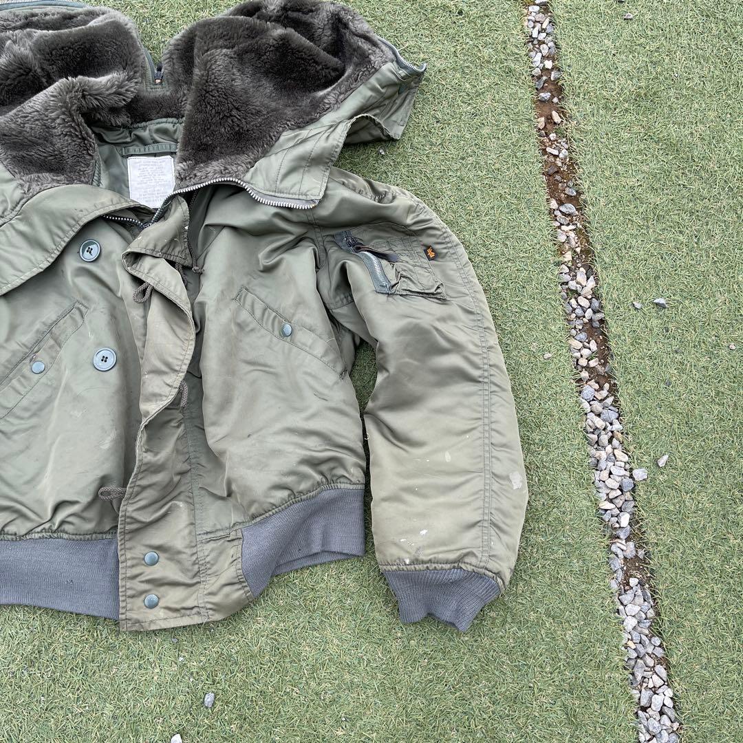 Alpha Industries USA 製N2Bフライトジャケット Lサイズ