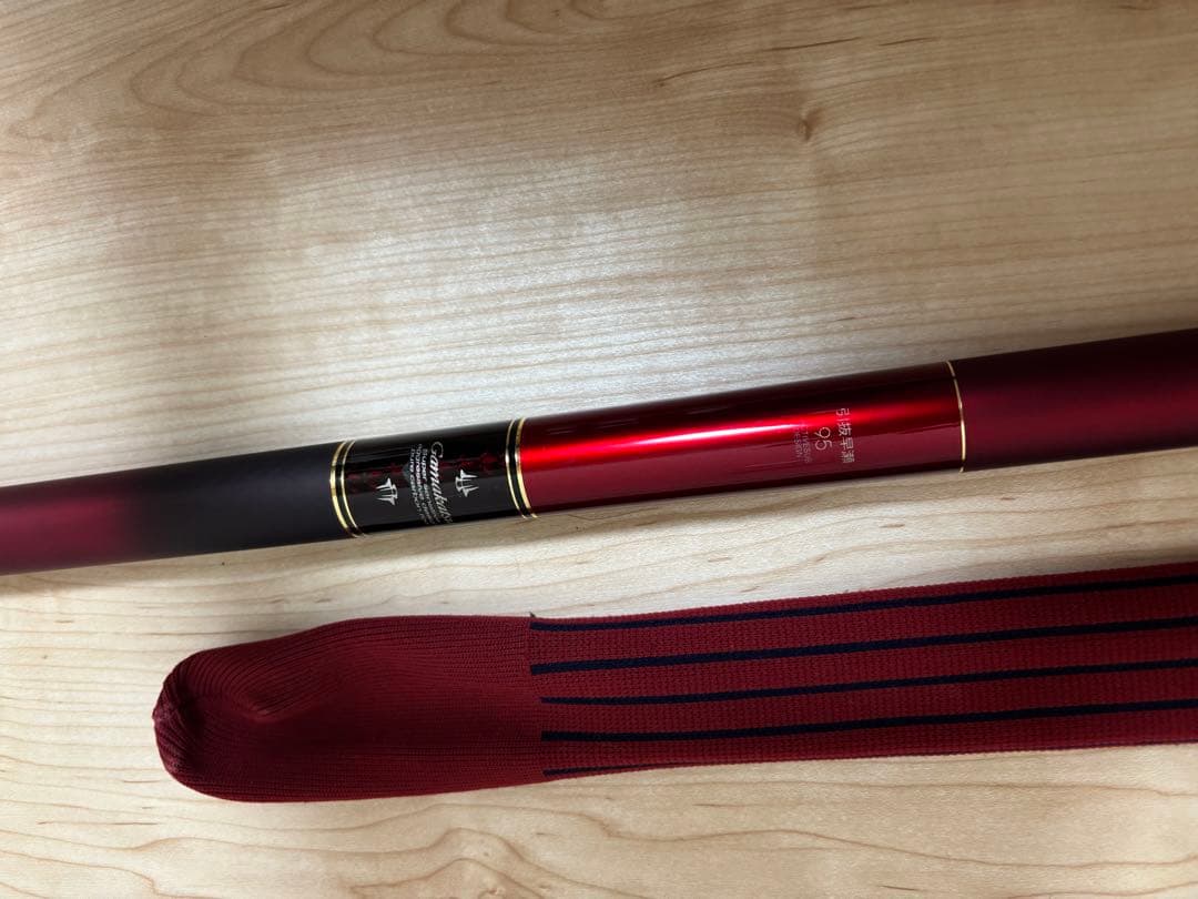 がまかつ、がま鮎POWER SPECIAL IV 95鮎竿 レッド