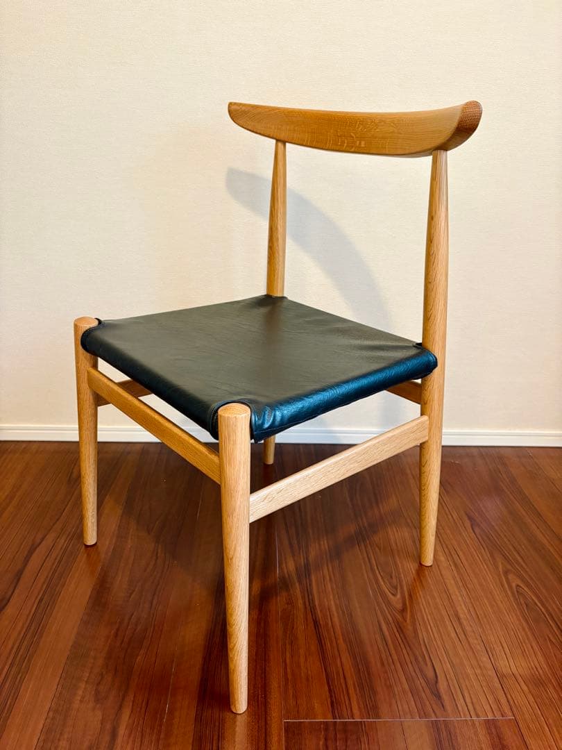 【hibanaさま】Kanademono 木製ダイニングチェア2脚セット