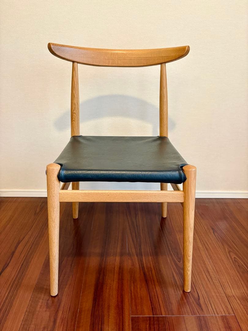 【hibanaさま】Kanademono 木製ダイニングチェア2脚セット