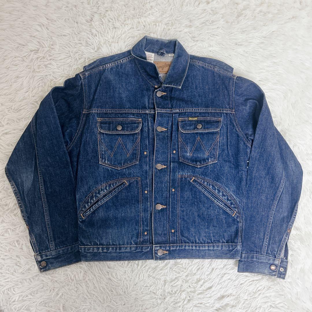 【美品】ラングラー 111MJ デニムジャケット　日本製　Lサイズ