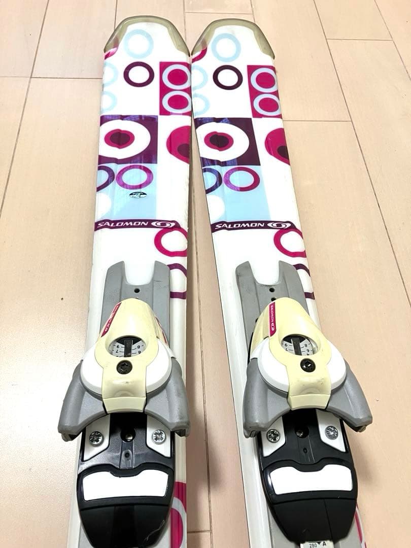 y*a様 SALOMON サロモン 120cm ショートスキー ミッドスキー A