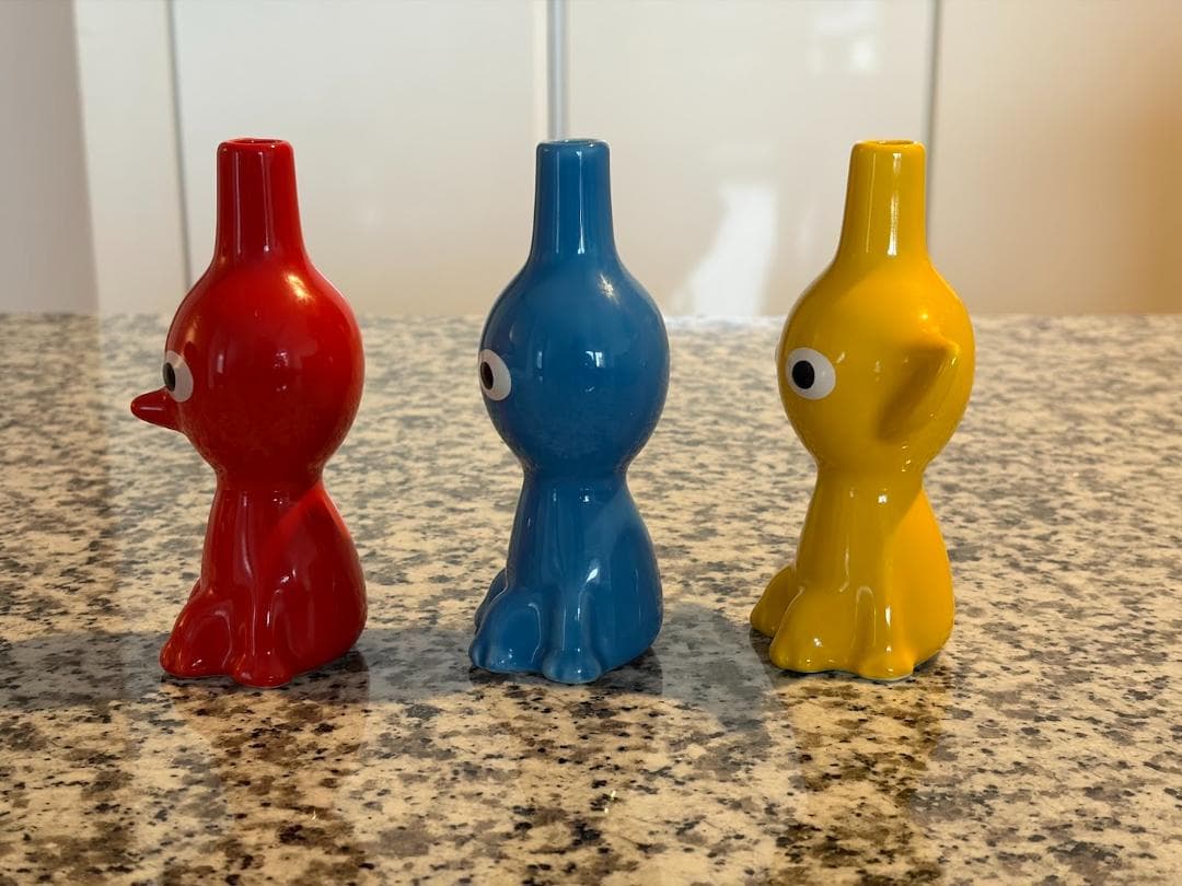 ピクミン 一輪挿し　花瓶　3点セット