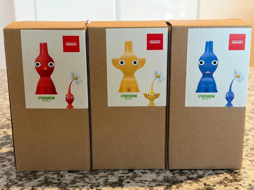 ピクミン 一輪挿し　花瓶　3点セット