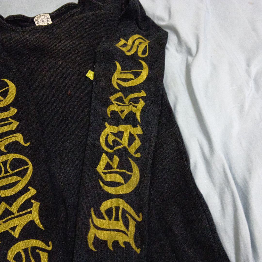 クロムハーツ★CHROME HEARTS クロスプリント長袖カットソー　ニット