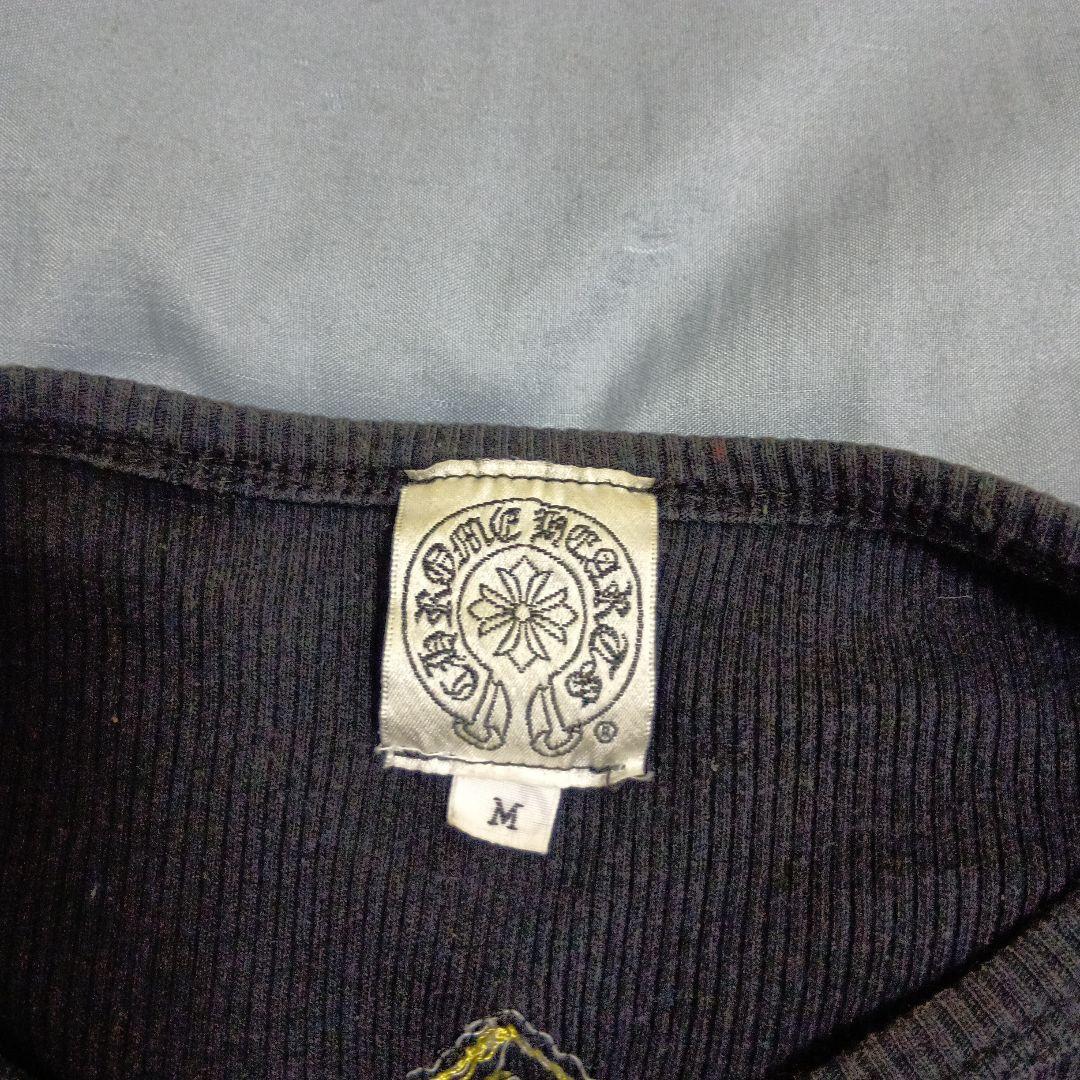 クロムハーツ★CHROME HEARTS クロスプリント長袖カットソー　ニット