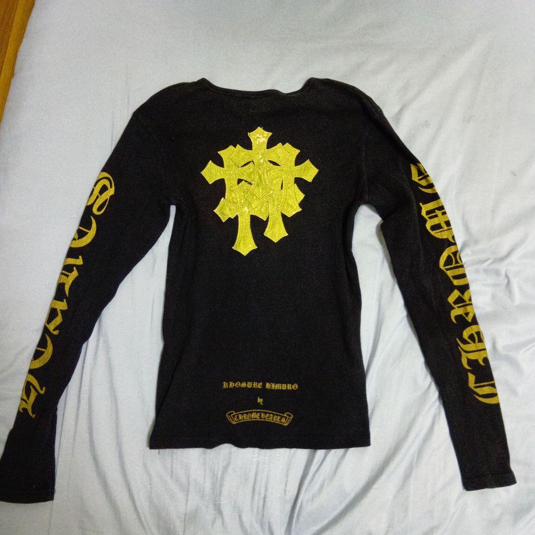 クロムハーツ★CHROME HEARTS クロスプリント長袖カットソー　ニット
