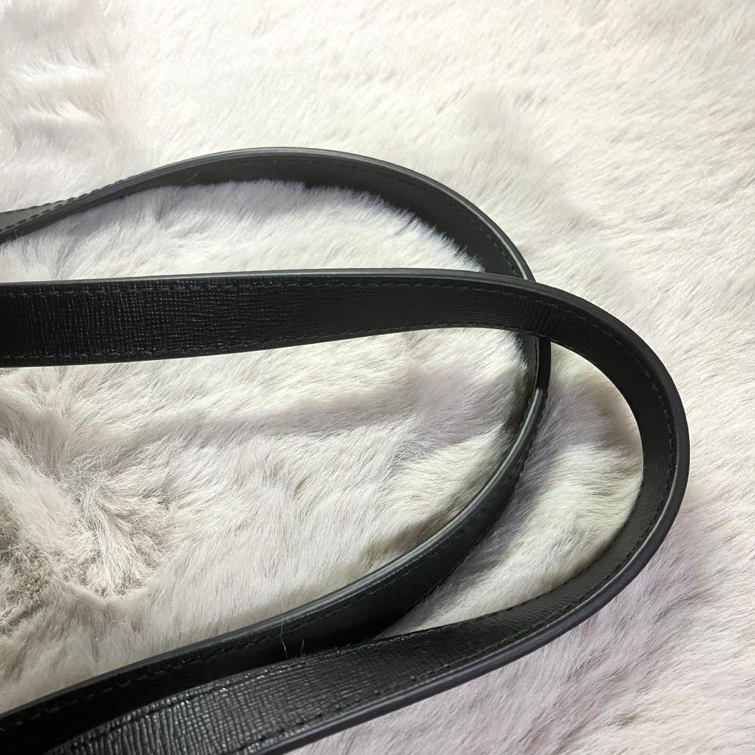 ★美品★FURLA フルラ トートバッグ ビジネスA4 肩がけ レザー ブラック