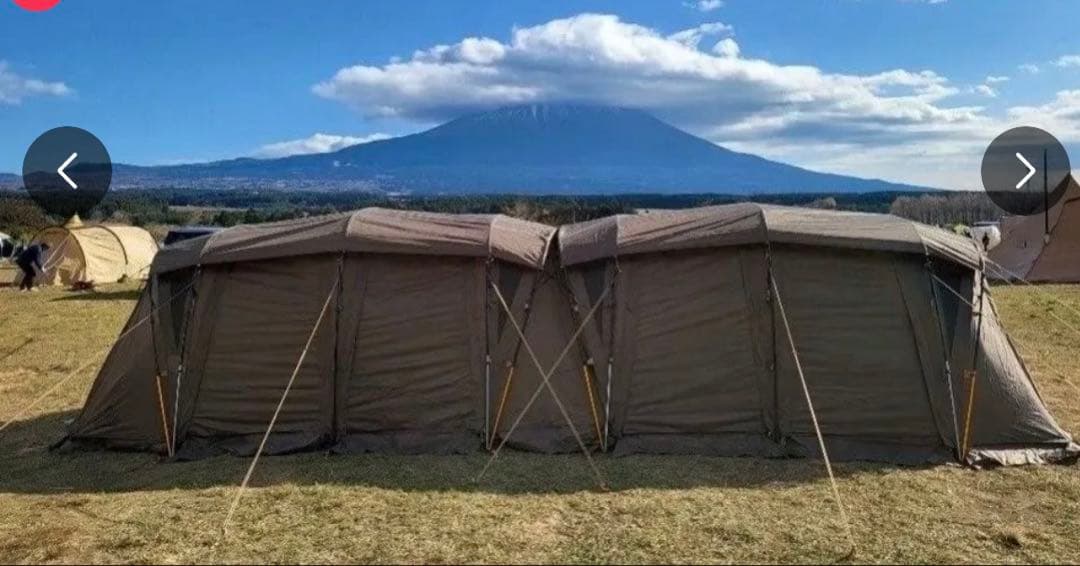 ほぼ未使用　タラスブルバ キャタピラー2ルームシェルター BABYテント