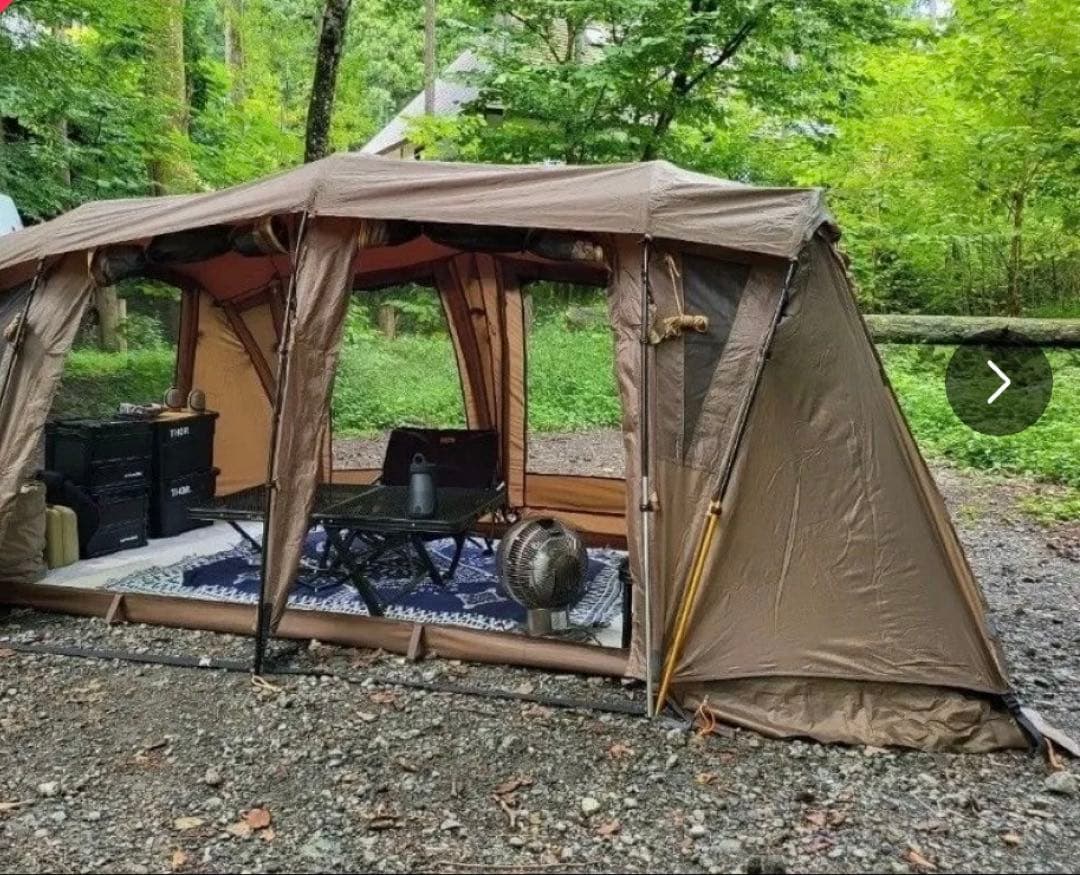 ほぼ未使用　タラスブルバ キャタピラー2ルームシェルター BABYテント