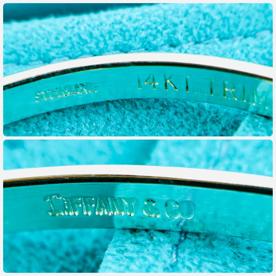 【美品】希少　TIFFANY&Co. フック　コンビ　バングル 273