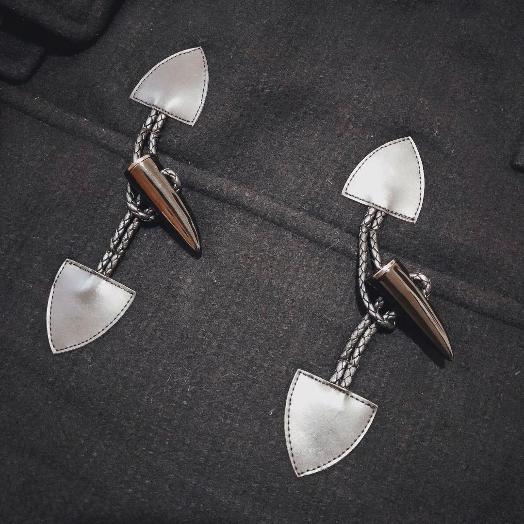 極美品　バーバリー ブラックレーベル ダッフルコート　山下智久　キルティング　黒