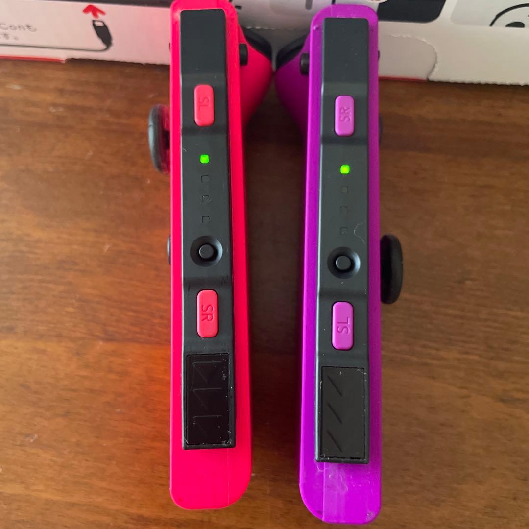 【美品】Nintendo Switch 本体 ジョイコン ピンク×紫