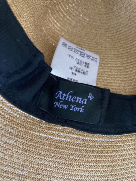 アシーナニューヨーク　リサコリボンハット　ベージュ