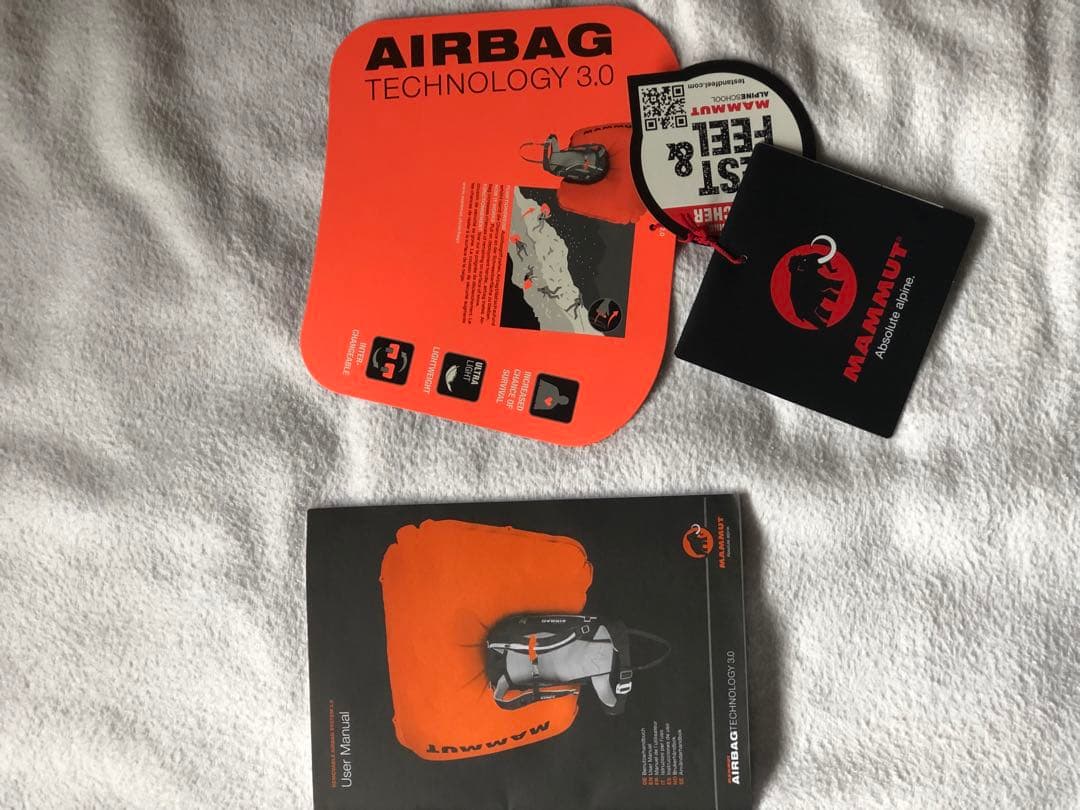 あ*離様 MAMMUT バックカントリー用エアバッグ　バックパック15L