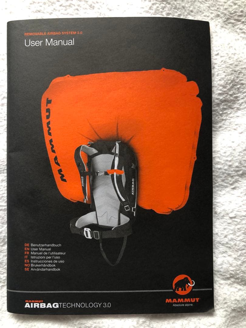 あ*離様 MAMMUT バックカントリー用エアバッグ　バックパック15L