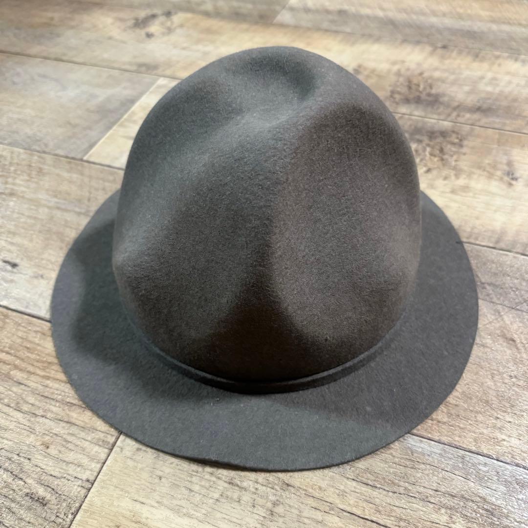 美品 マウンテンハット グレー色 帽子 mountain hat grey灰色