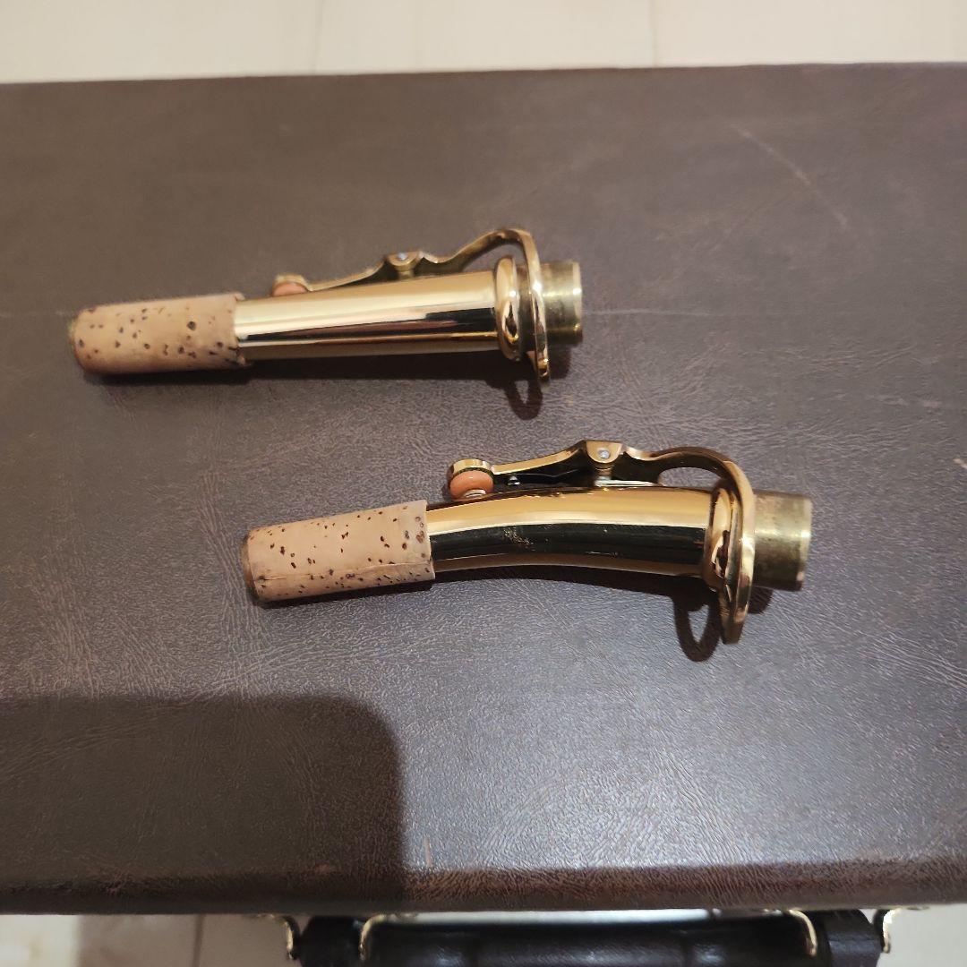 MINERVA ソプラノサックス　本体 ゴールド ケース付き