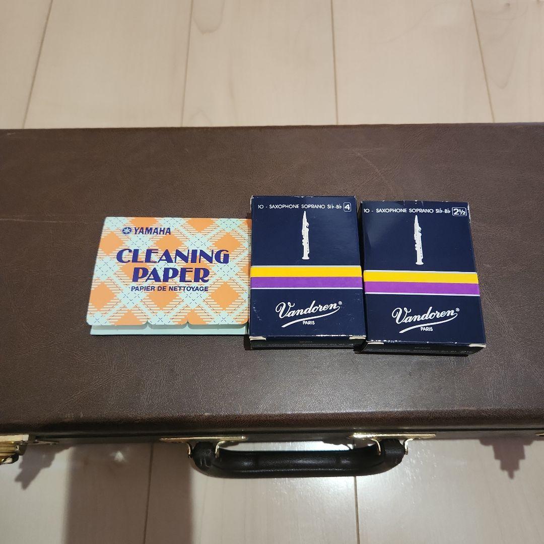 MINERVA ソプラノサックス　本体 ゴールド ケース付き