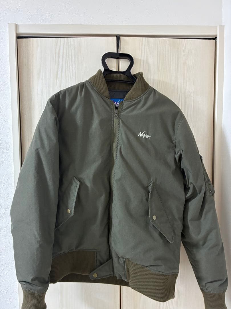 ナンガ　NANGA MA-1難燃素材　ダウンジャケットMサイズ