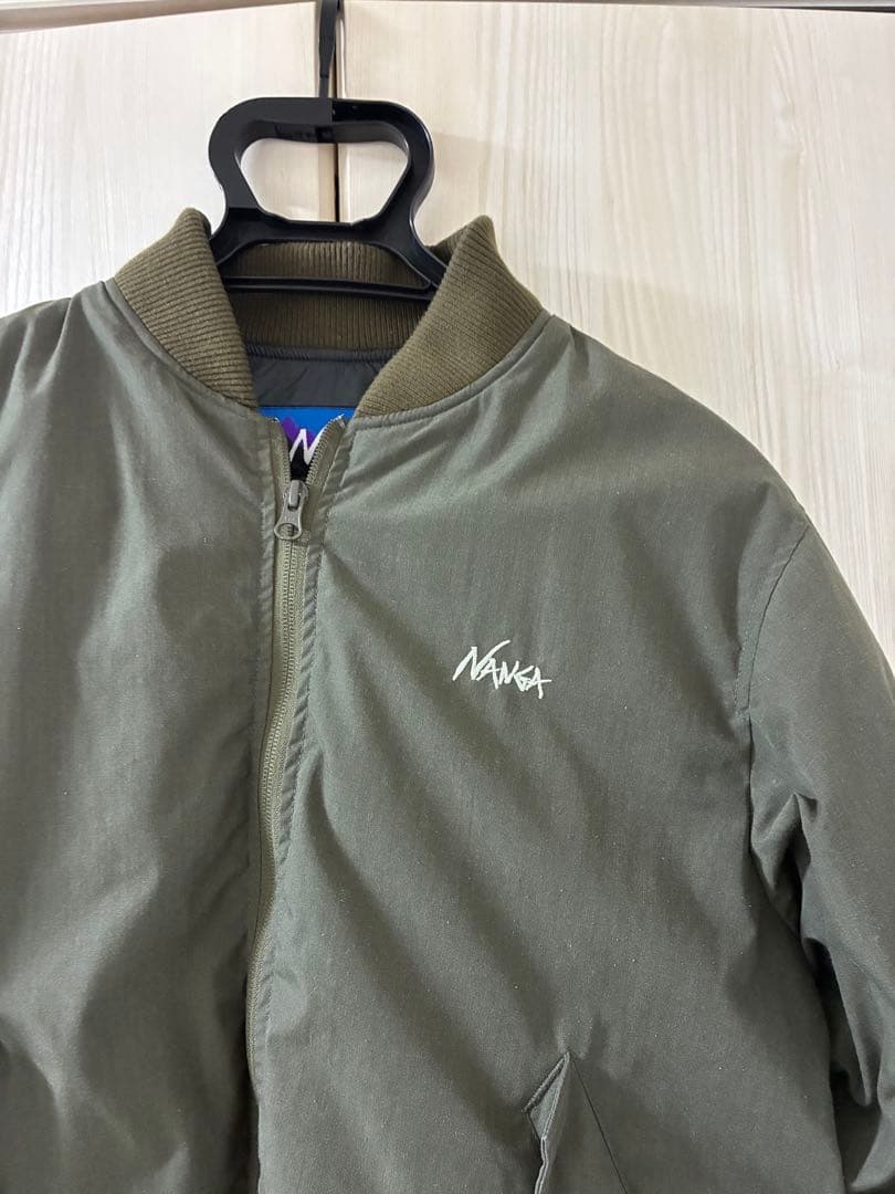 ナンガ　NANGA MA-1難燃素材　ダウンジャケットMサイズ