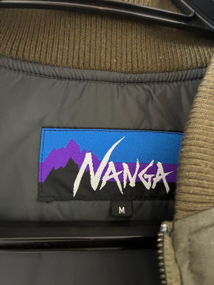 ナンガ　NANGA MA-1難燃素材　ダウンジャケットMサイズ