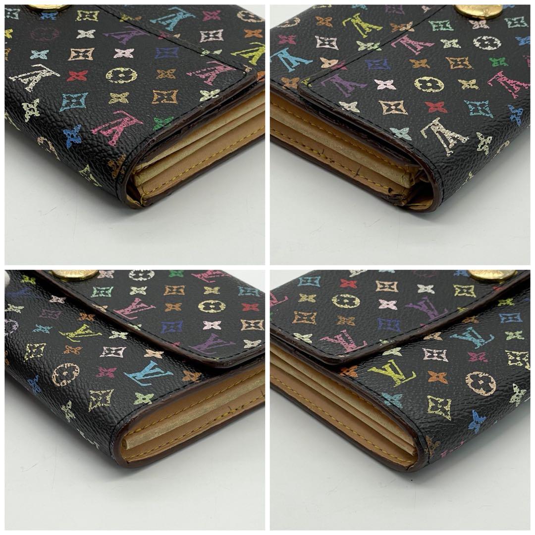 ルイヴィトン　ポルトフォイユ　サラ　モノグラム　マルチカラー　長財布　二つ折り