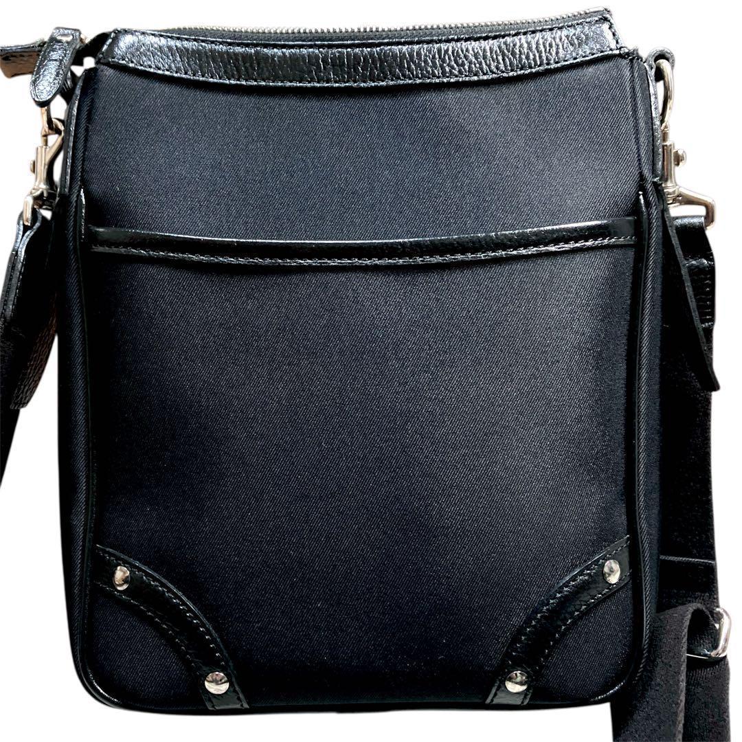 【美品】Burberryバーバリー ショルダーバッグ ノバチェック　キャンバス