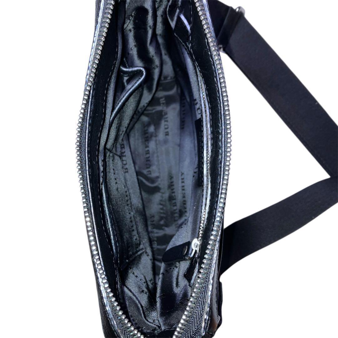 【美品】Burberryバーバリー ショルダーバッグ ノバチェック　キャンバス