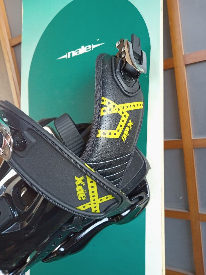 NADE zeke スノーボード グリーン ビンディング付き