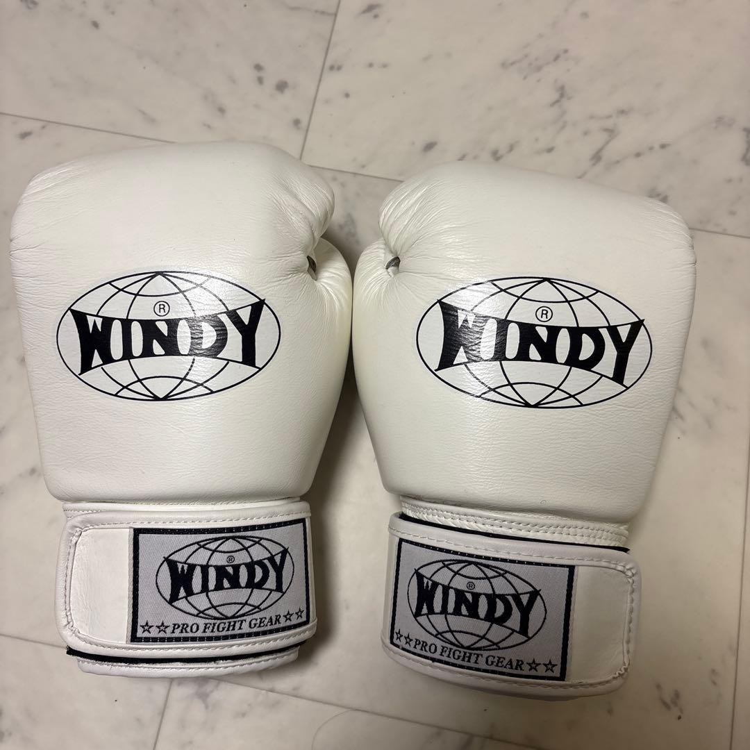 WINDY グローブ 8oz ホワイト BGVH 極美品