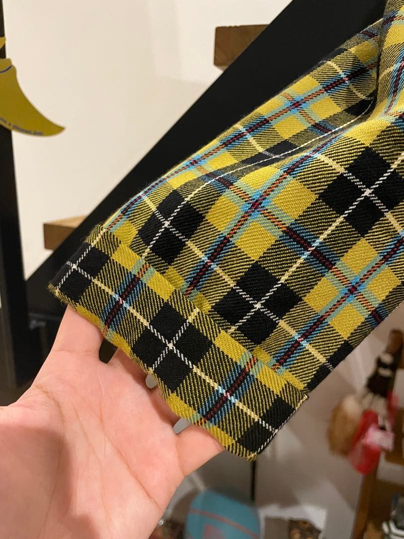 コムデギャルソン AD2002 チェックジャケット　9部丈