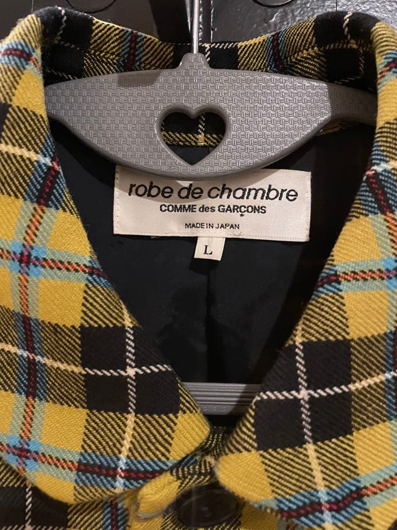 コムデギャルソン AD2002 チェックジャケット　9部丈