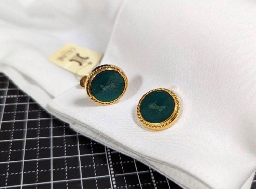 ◇ CELINE カフス　No.1568