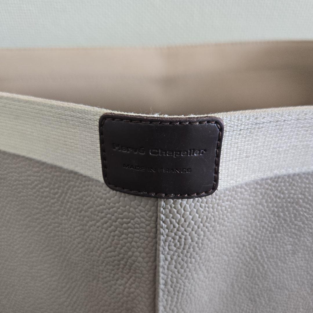 Herve Chapelier グレー トートバッグ