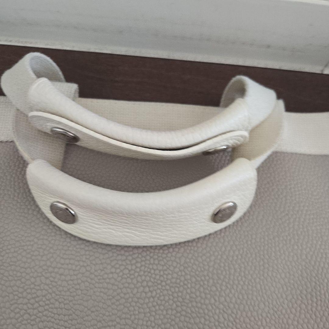 Herve Chapelier グレー トートバッグ