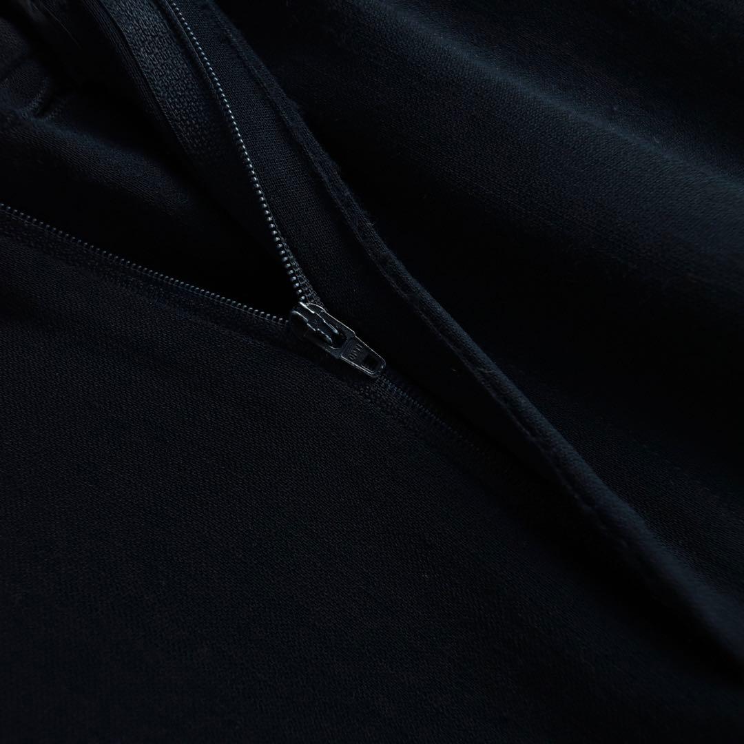 00s エンポリオアルマーニ ギャバジンウールスラックス 黒ブラックW34L30