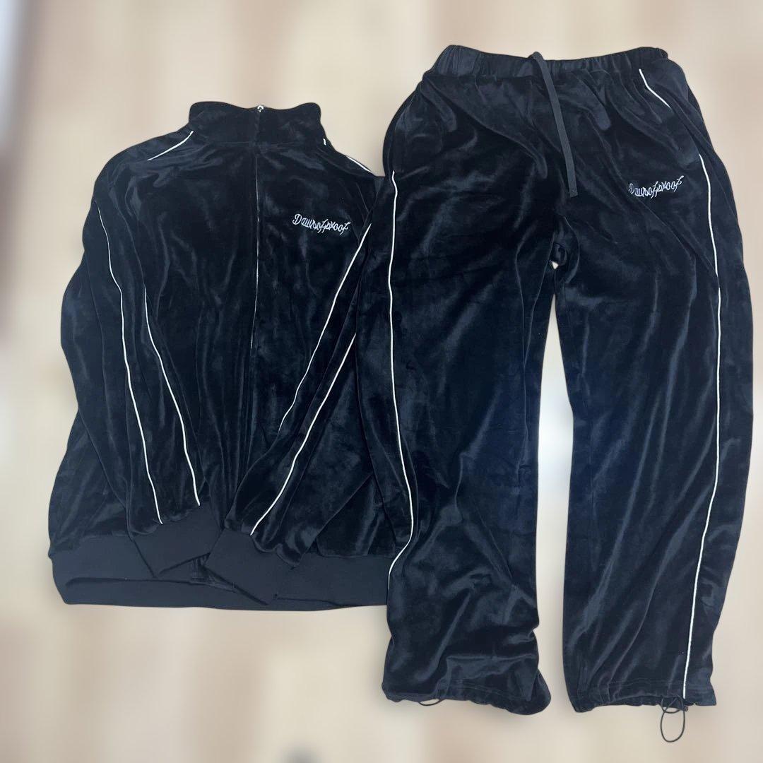 Los Angeles Territory ベロア　セットアップ　ブラック