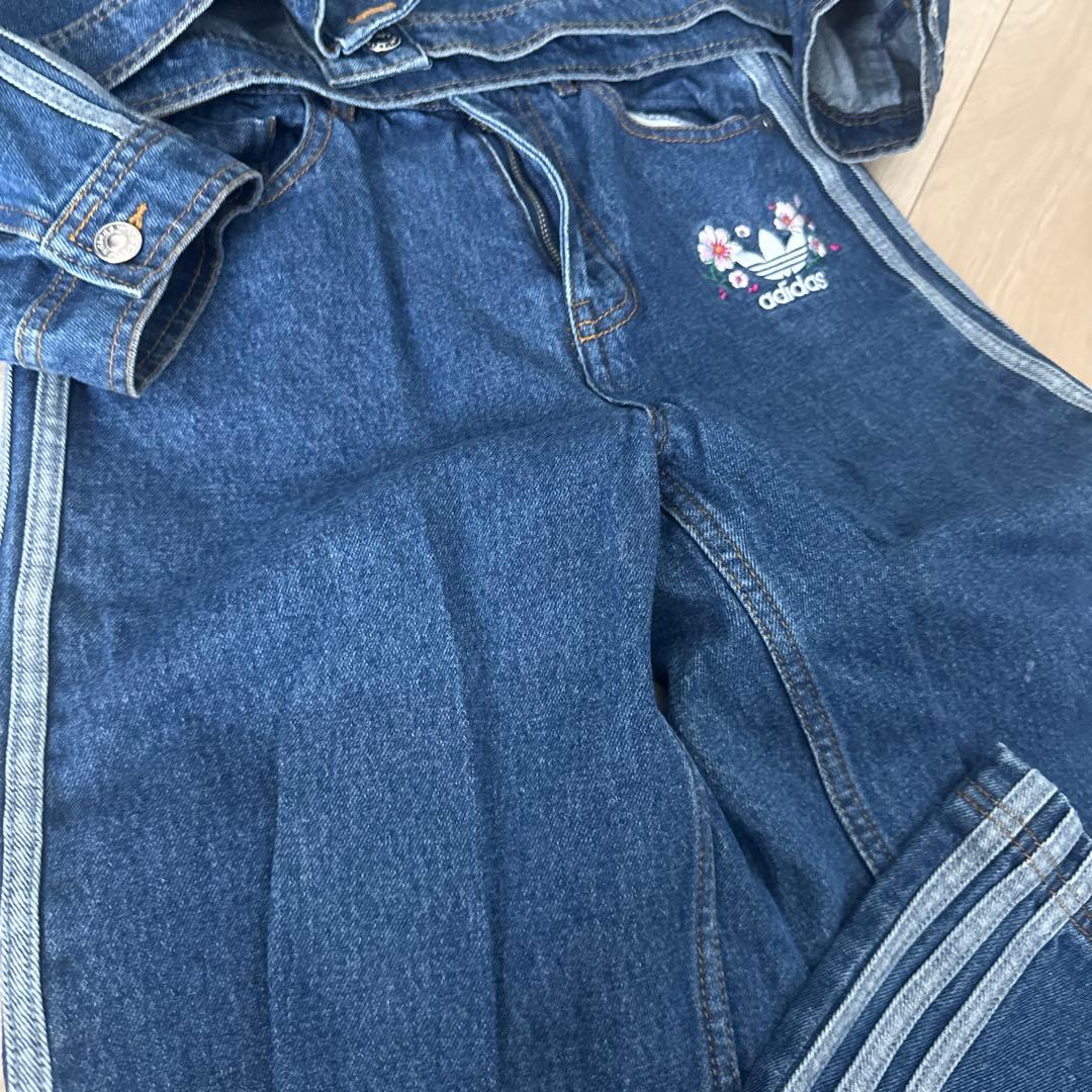 adidas s桜刺繍 デニムジャケットのみ