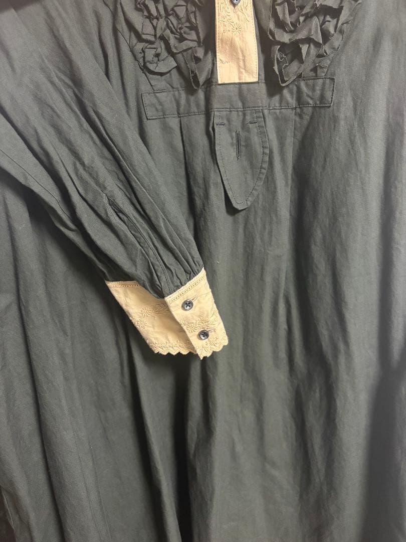 GASA 2023AW 「花嫁の刺繍」 シャツワンピース